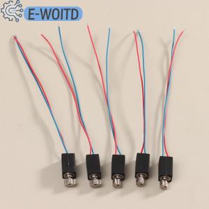 E-WOITD 5pcs 4mm x 8mm 0408 Mini Micro rung động cơ DC 3V Hollow cup coreless động cơ nhỏ với Lập Dị bánh xe DIY Massager đồ chơi