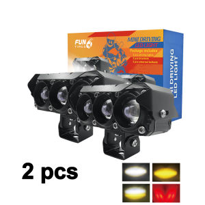 NEW Super Bright LED Three/Four Lens Mini Driving Light Spot Light Fog Lamp