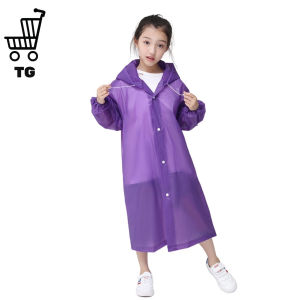 เสื้อกันฝนกันลมและอบอุ่นทั้งตัว เสื้อกันฝน การเดินทางกลางแจ้ง เสื้อกันฝนหนาสำหรับเด็ก นักเรียนชั้นประถมศึกษา G2603