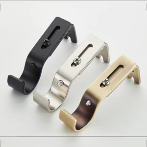 Thanh rèm có thể điều chỉnh Bracket Curtain Rod móc treo chỗ đựng cho Phòng ngủ phòng khách và phòng tắm sử dụng