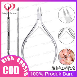 1 Set Gunting Kuku Kaki Toe Nail Clipper Foot Care Pembersih Kutikel Kuku Nail Art Cuticle Nipper Pusher