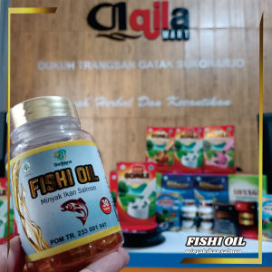 Fishi Oil Salmon oil minyak salmon fish oil daya tahan tubuh AQILAMART