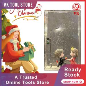 Snowy Lamp Snow Scenery Night Light Realistic Snowy Night Street Lamp Handmade Christmas Light for Home Decor