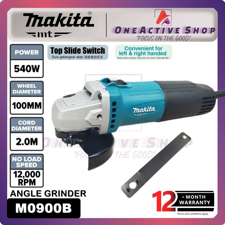 MAKITA 4'' Angle Grinder 540W M0900B 1 Year Warranty ( MAKITA ANGLE