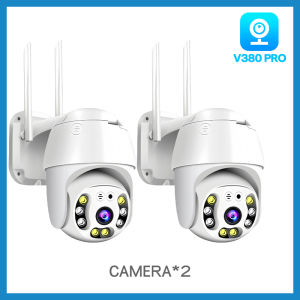V380 Pro HD Camera Auto Tracking Outdoor Waterproof Camera Network Security Camera Two-Way Voice Call CCTV Camera