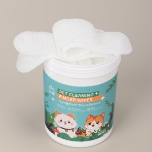 Pet Dental Finger Wipes Pet Teeth Cleaning Finger Cots Wet Wipes Washing Pet Eye Ear Teeth Large Capacity Cleaning Wet Tissue