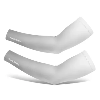 【Arrive In 3 Days】ROCKBROS Arm Sleeves Anti-UV Comfortable Ice Silk Sleeves Breathable Quick Drying Cycling Sleeves Sweat Absorbed Fishing Arm Sleeves Fashionable Gradient Sports Arm Cover