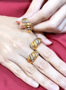 CINCIN SHELL EMAS 916