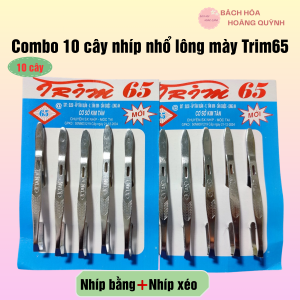 ( Hàng có sẵn) Combo 10 cây  nhíp nhổ râunhổ tócnhổ lông mày lông nách đa năng.