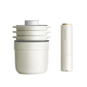 SOSEKI Blender Chopper Daging / 300W Blender Bumbu / FREE 3 Mangkuk Mini Chopper Mini / Coper Penggiling Daging
