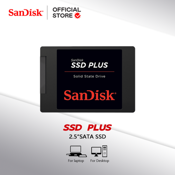 Sandisk 480GB 1TB SSD PLUS SATA III 2.5" Solid State Drive | Internal ...