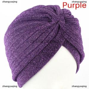 [COD] zhangyuqing Fashion Men Women Stretchable Soft Indian Style Turban Hat Head Wrap Band Cap
