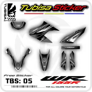 Striping Variasi Yamaha WR 155 - Stiker Striping Variasi Motor WR 155. TBS.05