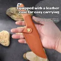 Kitchen Knife High Carbon Steel Boning Knife Handmade Forged Meat Knife Chef Knife with Sheat. 