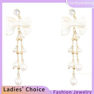 [COD] liuchuanbing Jewellery 1Pair Korean Style Long Imitation Tassel Dangle Earrings For Women Trendy Full Fringe Drop Earring Vintage Jewelry