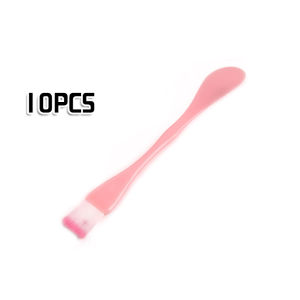 10Pcs Double-headed Silicone Facial Mask Brush Applicator Brush