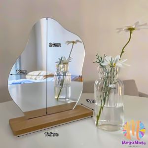 กระจกอะครีลิค  กระจกแต่งหน้ารูปทรงน่ารัก vanity mirror