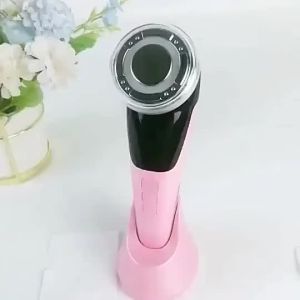 Hot and Cold EMS Facial Massager LED Light Therapy Sonic Vibration Wrinkle Removal Skin Tightening Treatment Skin Care Beauty Device