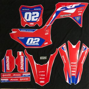 decal stiker sticker crf merah biru full body