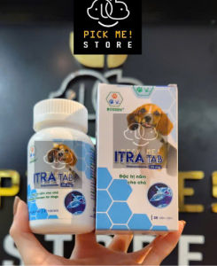 BOSSEN - ITRA TAB Hỗ Trợ Trị Nấm cho Chó Mèo - Hộp 30 viên
