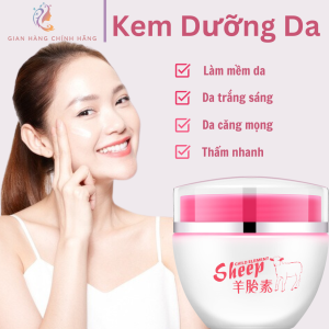 Kem Dưỡng Nhau Thai Cưu Cấp Ẩm Cho Da Mặt Giúp Da Trắng Hồng Mịn Màng Phục Hồi Da Hư Tổn Giúp Da Khỏe Mạnh Và Căng Bóng