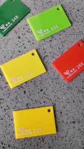 แผ่นอะคริลิคคุณภาพสูง สีดำ ขาว น้ำเงิน ขายดี