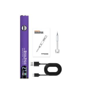 MICACOH Wireless Electric Soldering Iron Adjustable Voltage USB Fast Charging Welding Tool Kit Pen Portable lithium battery Wireless Electric Iron Solder Repair Welding Tools