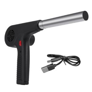 BBQ Air Movers Blower Fan 5VVariable Speed Centrifugal Fan with Speed Controllers Camping Charcoal Starte Fan