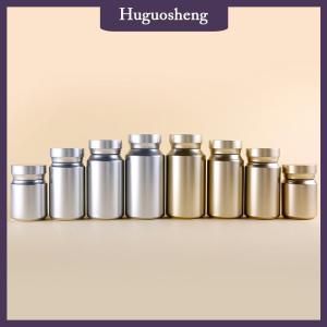 [huguosheng] Mẫu Tablet bao bì chai container Packer lọ nhựa Capsule chai với nắp cho thực phẩm kẹo