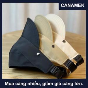 【CANAMEK】 Mùa Hè Rộng Brim Sunhat Phụ Nữ Sun Hat Có Thể Gập Lại Có Thể Điều Chỉnh Ngoài Trời Bãi Biển Xô Hat UV Bảo Vệ Visors Ngư Dân Ponytail Mũ