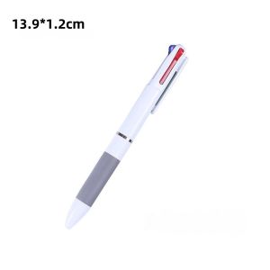 Creative 3-Color Ballpoint Pen Simple Push-Style Multi-Color Pen Student Stationery