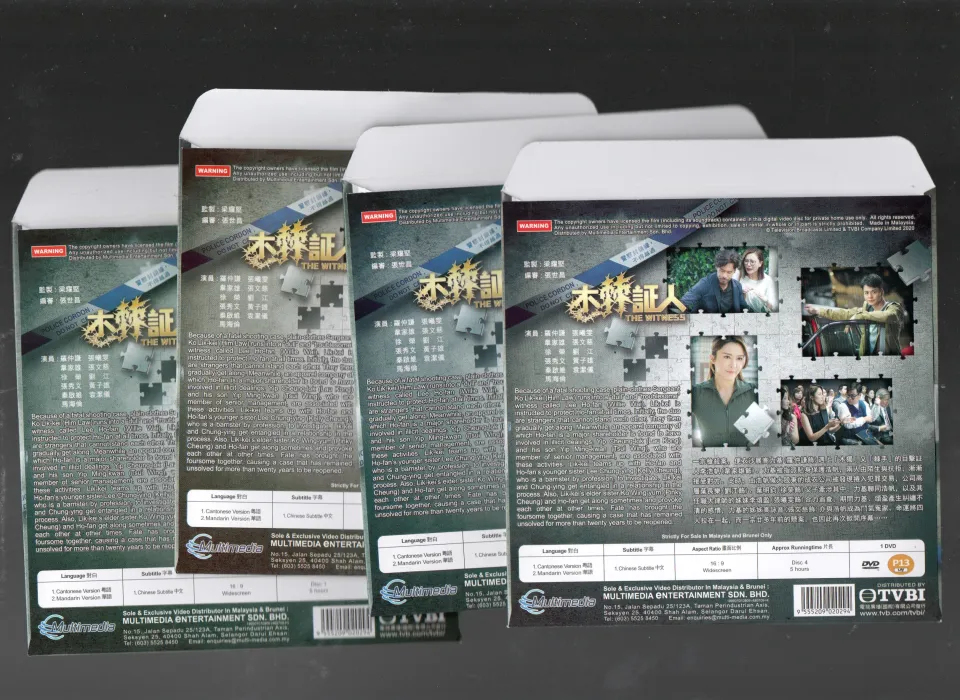 Hong Kong TVB Drama DVD The Witness 木棘证人 End (2020