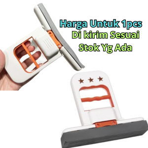 Pel Mini Mop Portable Lipat Pembersih kaca Jendela Meja Kompor Keramik Dapur Wiper Spon Busa Pembersih Serbaguna
