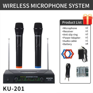 RAYHAYES professional wireless microphone original Dual VHF Handheld mic For karaoke