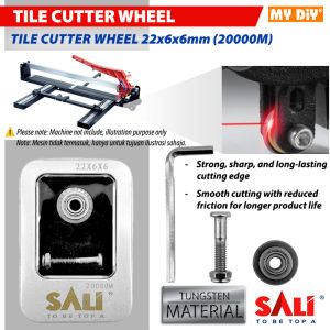 MYDIYHOMEDEPOT - SALI Tungsten Tile Cutter Wheel Tile Cutter Blade Replacement for Ceramic Glass Mata Pemotong Jubin
