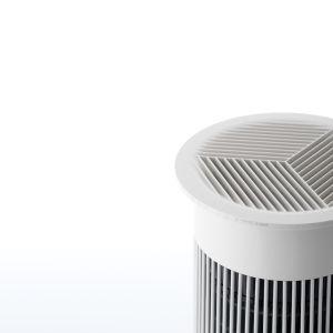 ±0 360° Air Purifier (White/Blue) Home/Office  5 Airflow Modes | Quiet Cleaner for Dust Allergies Pets Smoke White Noise | 4Layer HEPA Filter Minimalist Design [FREE HEPA Filter] | Auto Mode | Plus Minus Zero
