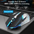 GOOJODOQ Gaming Mouse USB Receiver Ergonomic Wireless Mouse 1600 DPI Three Gear Optical Bluetooth Quiet Mute For PC Laptop Computer. 