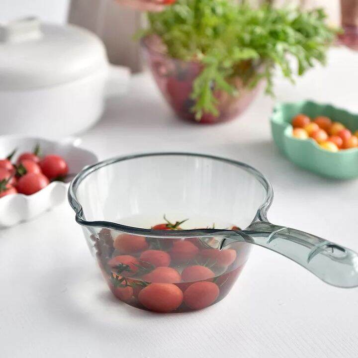 Easy to Clean!!! Home Essential Clear Dipper Transparent, Bath Ladle ...