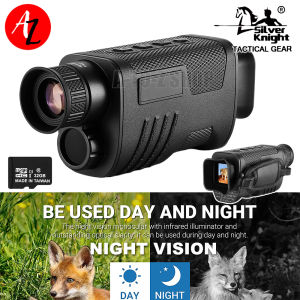 SILVER KNIGHT Night Vision Monocular 1.5" TFT LCD Take Photos and Videos Playback Function with 32Gb Memory Card (Supports 128Gb Max)