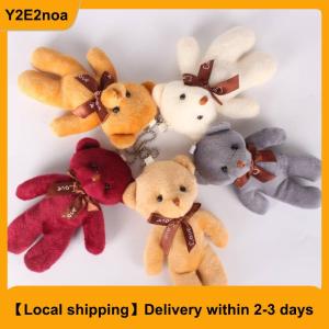 【Local shipping】 12Pcs Lot Soft Stuffed Bear Plush Toys Mini Teddy Bear Dolls Toy Small Gifts