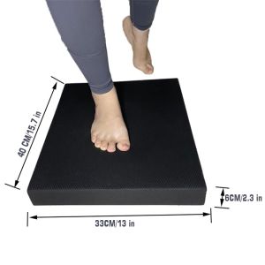 Yoga Balance Pad 30x20x5cm Foldable Exercise Mat Fitness Training Board for Home Gym Workout