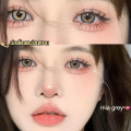 （กล่องฟรี）ค่าสายตา 0.0ถึง-4.50 คอนแทคเลนส์ สีเทา สีน้ำตาล สีฟ้า คอนแทคเลนส์สีอ่อนๆ คอนแทคเลนส์สายตาสั้น ส่งไวจากไทย หลากหลายสไตล์ให้เลือก. 
