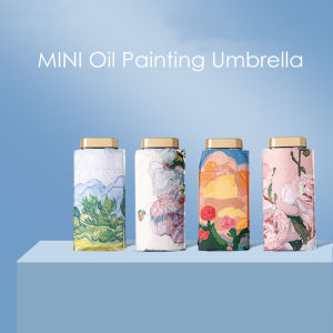 Lightweight sunscreen sun umbrella female sun and rain dual-use folding UV protection mini compact portable umbrella pocket umbrella