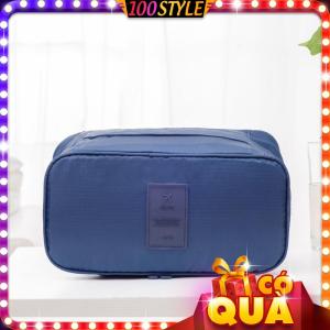Túi Tiện Ích Đựng Đồ Lót Đi Du Lịch Màu Trơn - 100style