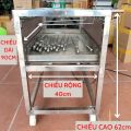 Máy nướng thịt, chả, gà, vịt quay tự động 15 xiên INOX CÓ QUẠT- Lò nướng than hoa, tặng kèm 15 xiên đơn và 3 xiên 3 inox. 