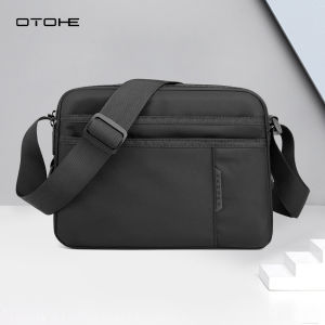 OTOHE Mens Bag Fashion Single-shoulder Bag Multi-pocket Mens Messenger Bag Casual Handbag Mens Bag Backpack Portable Crossbody Bag Small Bag Business Briefcase