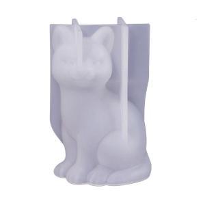 Cat Dog Rabbit Animal Mold for Gypsum Ornaments Easter Christmas Decorations Home Decor Resin Craft