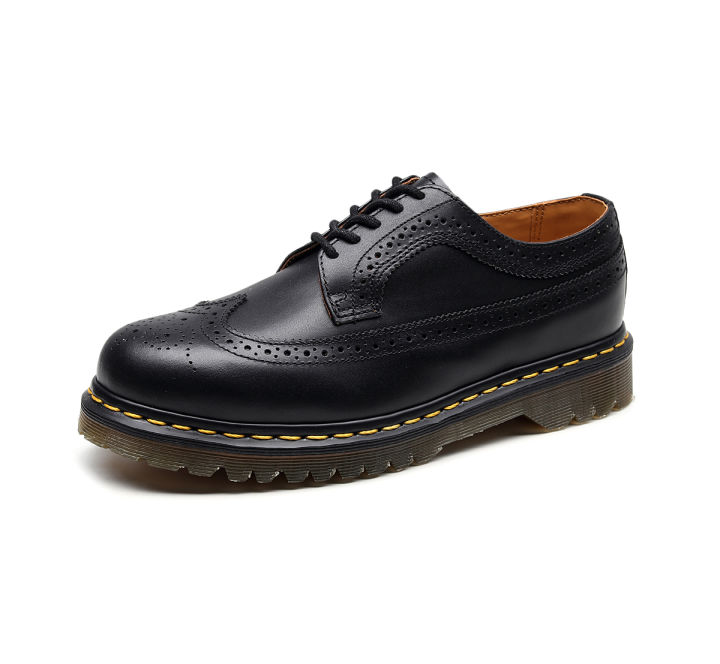 Leather Oxford Brogue Shoes - Black | Charles Tyrwhitt-calidas.vn