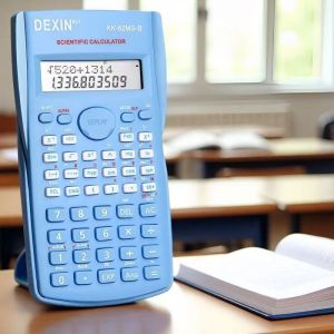 เครื่องคิดเลขสีขาว   แคลคูลเลเตอร์สำหรับนักศึกษา เหมาะสำหรับนักเรียนระดับมัธยมต้น มัธยมปลาย สอบเข้าวิทยาลัย ฟังก์ชัน การสอบก่อสร้าง การสอบสำเร็จการศึกษา เศรษฐศาสตร์ และวิทยาศาสตร์