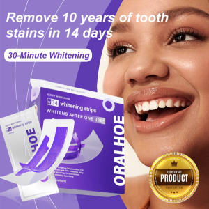 Teeth cleaning strips Teeth cleaning dental care dental strips gentle cleaning daily care Purple instant whitening teeth stickers